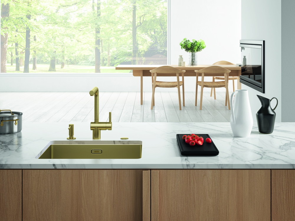 Franke BXM 210/110-50 F-INOX, мойка, нержавеющая сталь, золото