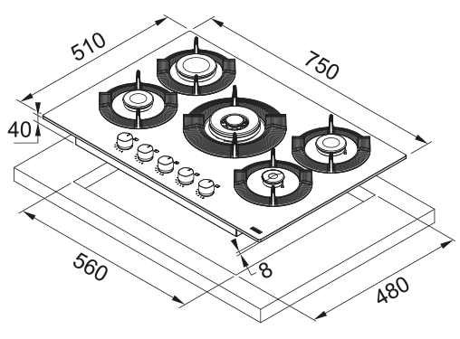 Franke FHMF 755 4G DC C WH