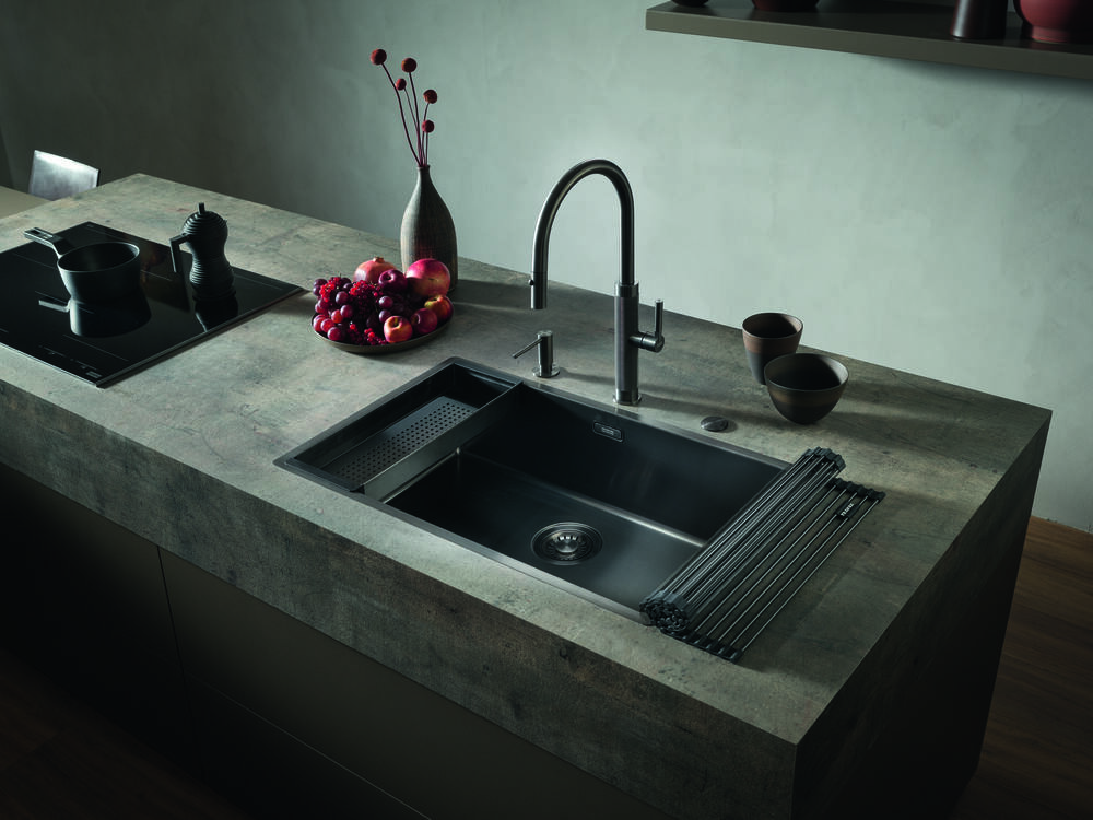 Franke BXM 210/110-68 F-INOX, мойка, нержавеющая сталь, антрацит