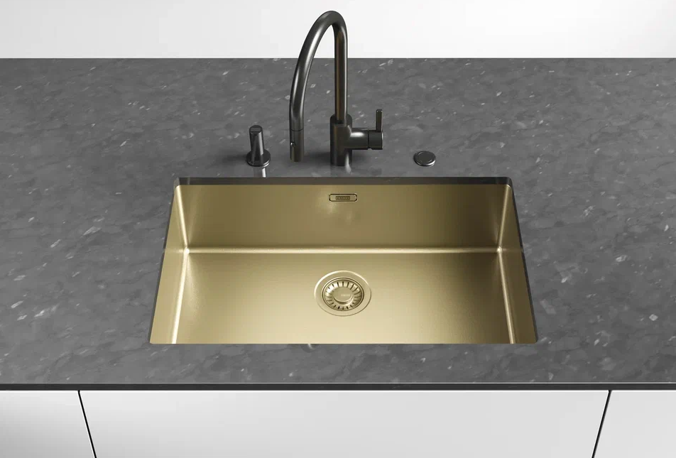 Franke BXM 210/110-68 F-INOX, мойка, нержавеющая сталь, золото