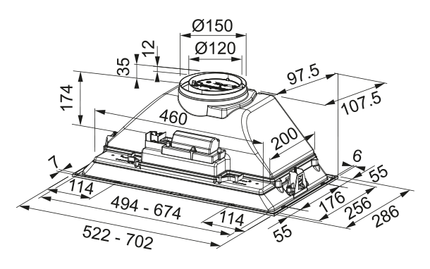 Franke FBI 525 XS HCS
