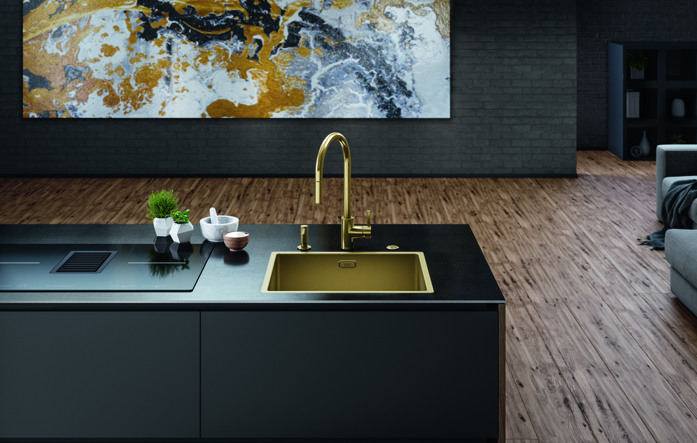 Franke BXM 210/110-50 F-INOX, мойка, нержавеющая сталь, золото