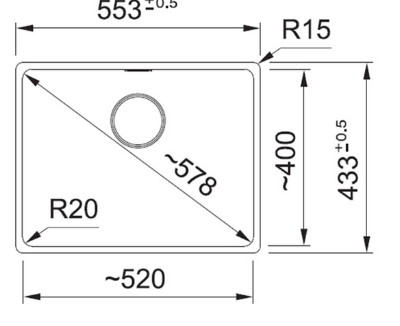 Franke MRG 110-52, мойка, гранит, сахара