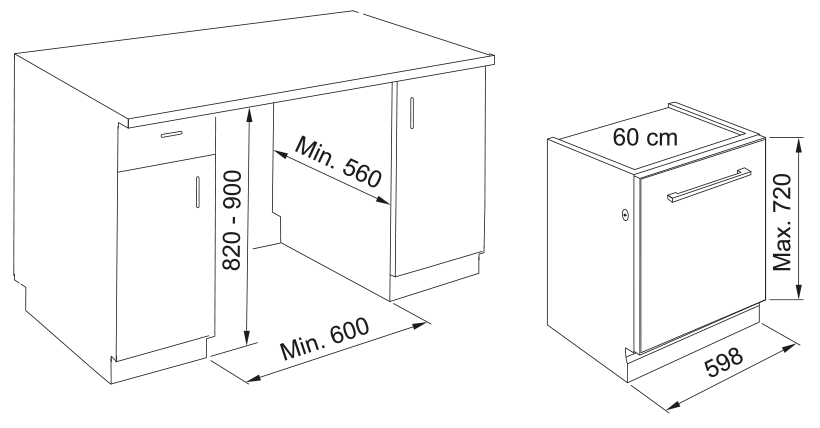 Franke FDW 614 D10P DOS C