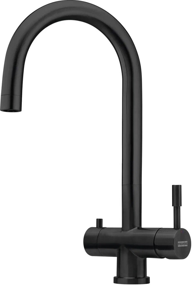 Franke EOS Clear Water сталь PVD, смеситель, черный матовый