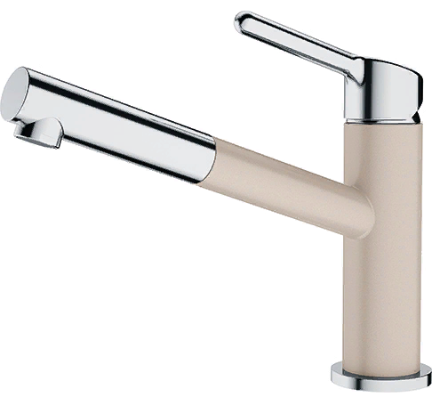 Franke Orbit, смеситель, гранит, хром/сахара