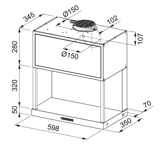 Franke FMA MODULAR F60 BK MATT