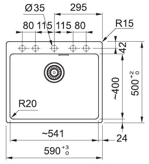 Franke MRG 610-54 FTL, мойка, гранит, сахара