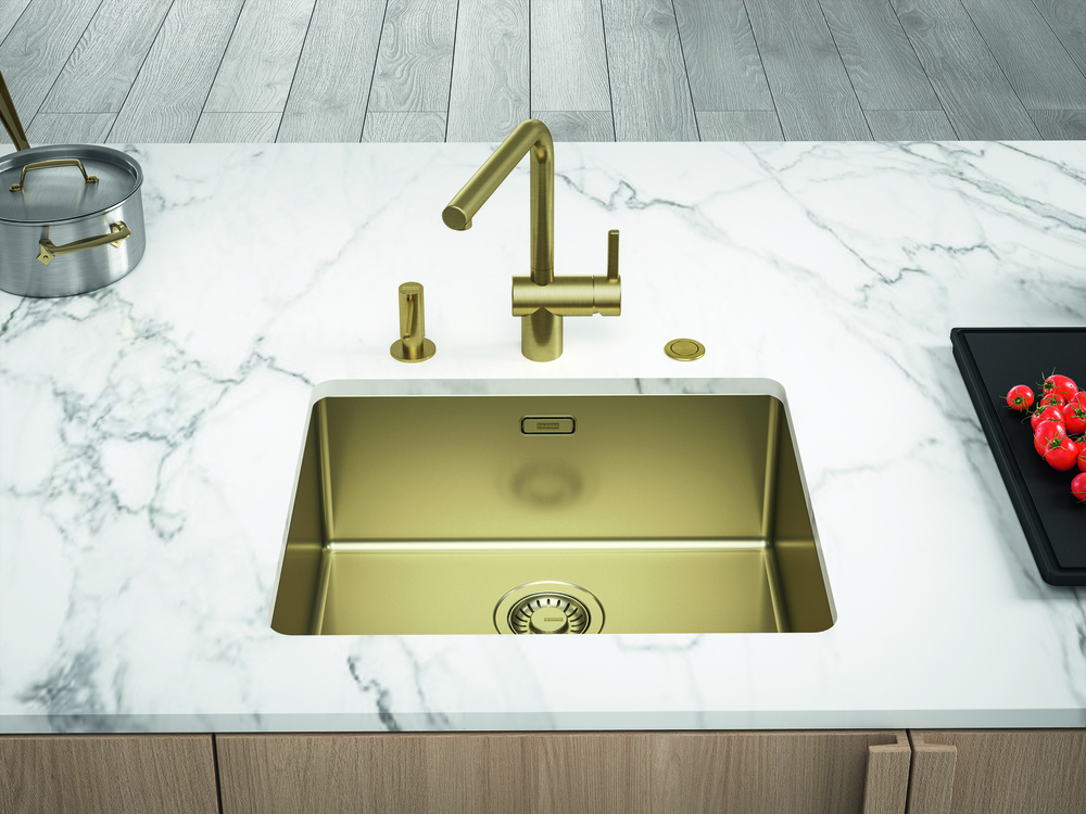 Franke BXM 210/110-50 F-INOX, мойка, нержавеющая сталь, золото