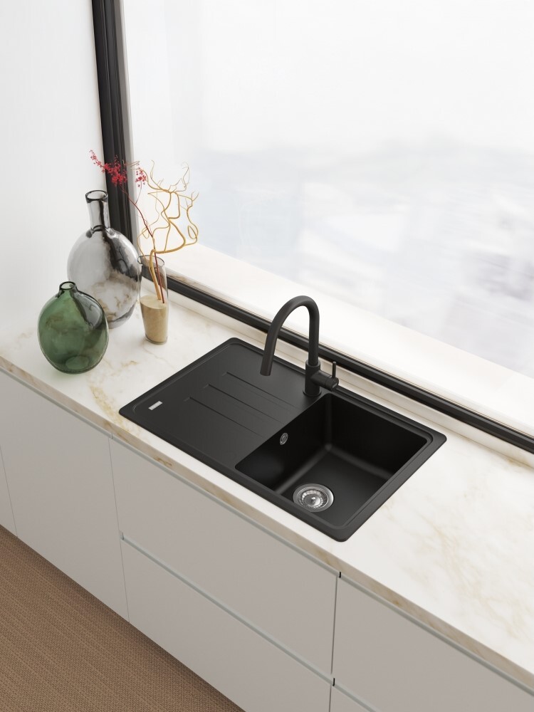 Franke Lina, смеситель, черный матовый