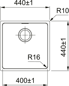 Franke FEX 210-40, мойка, нержавеющая сталь