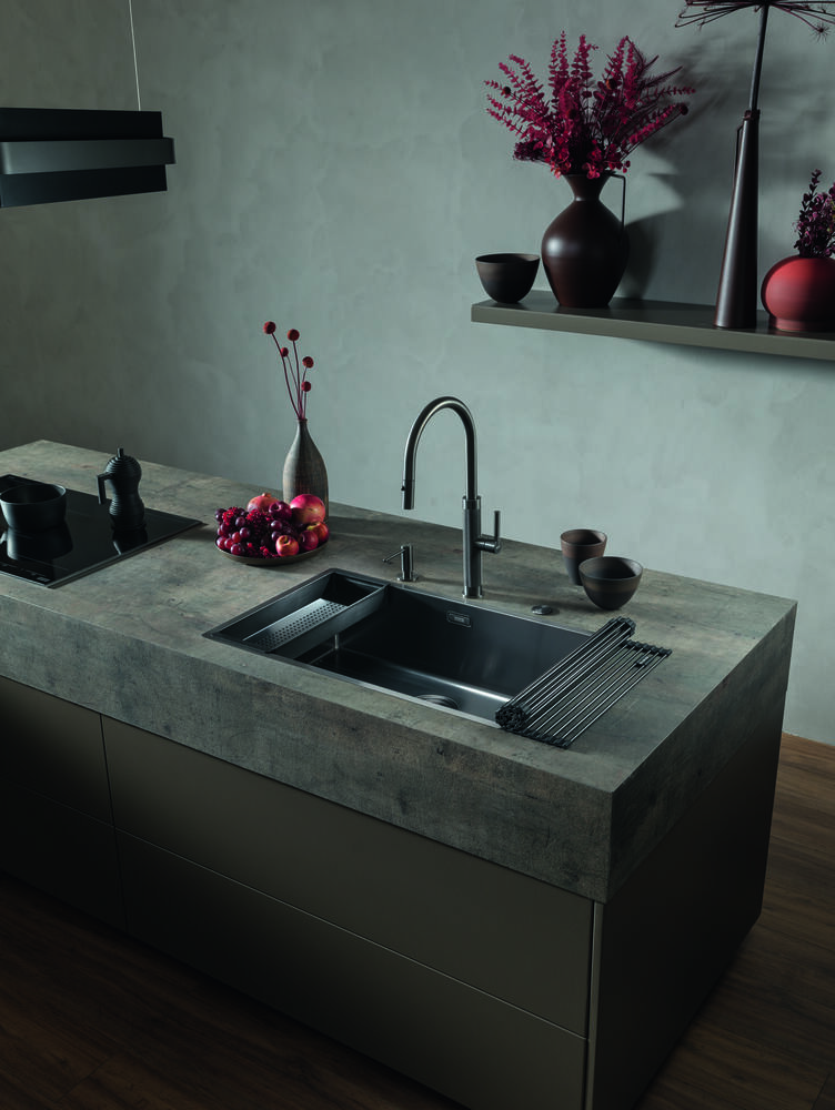 Franke BXM 210/110-68 F-INOX, мойка, нержавеющая сталь, антрацит