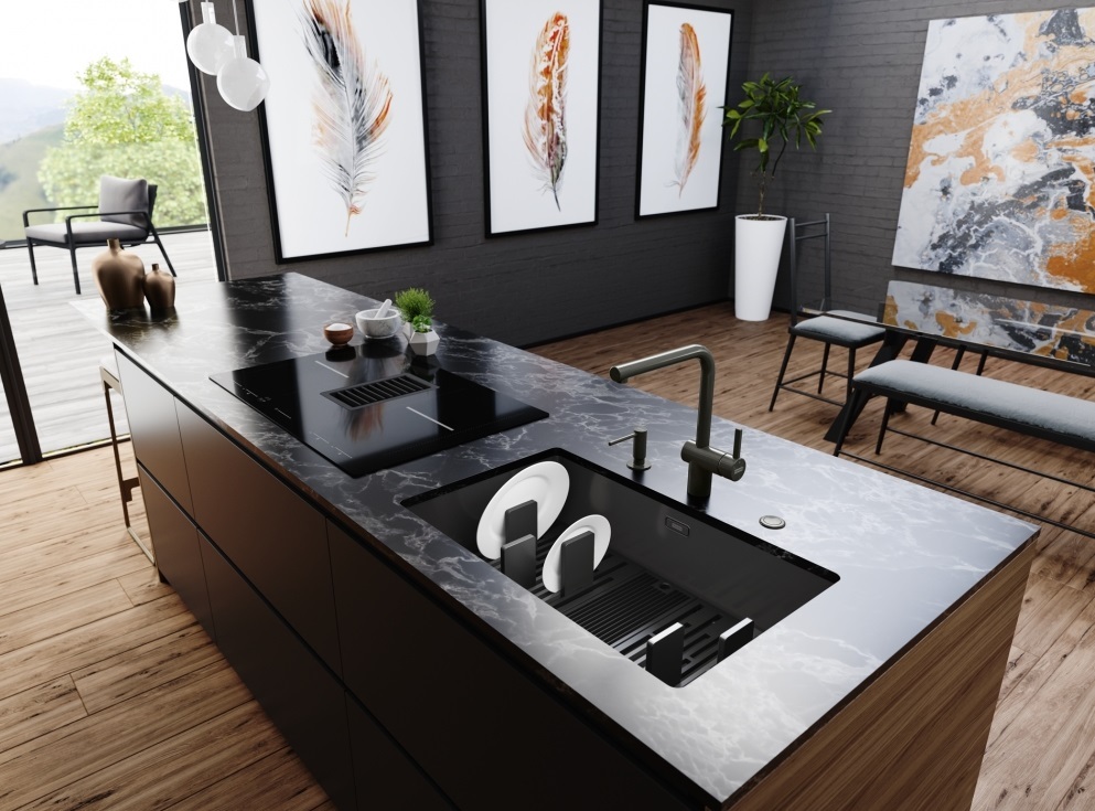 Franke BXM 210/110-68 Premium F-INOX , мойка, нержавеющая сталь, антрацит