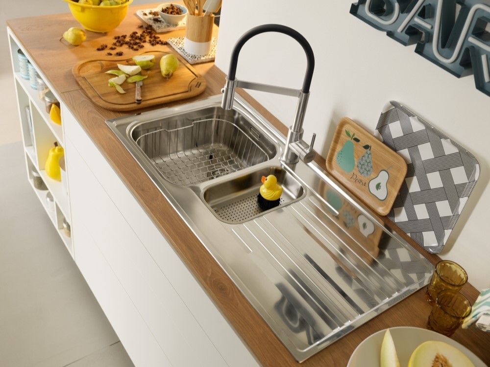 Franke Lina Semi-pro, смеситель, хром/черный