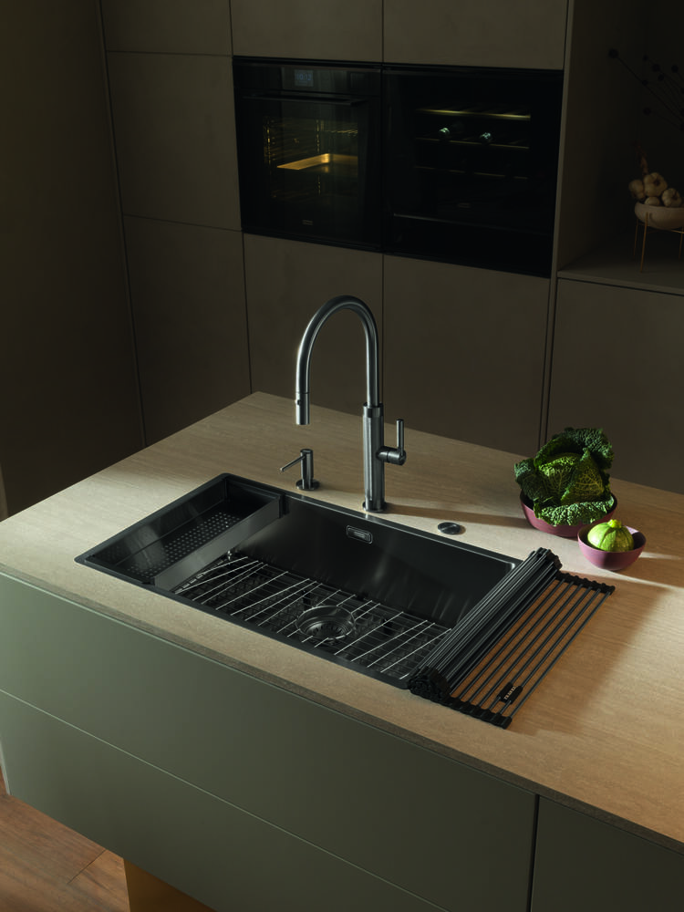 Franke BXM 210/110-68 F-INOX, мойка, нержавеющая сталь, антрацит