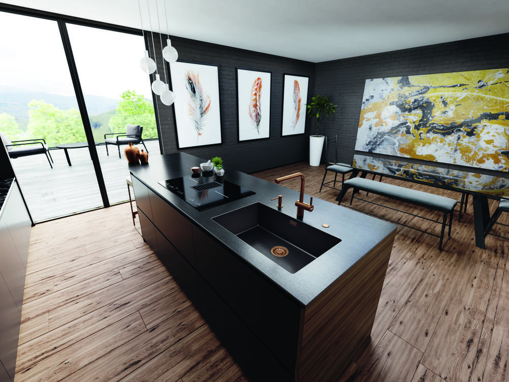 Franke BXM 210/110-68 F-INOX, мойка, нержавеющая сталь, антрацит