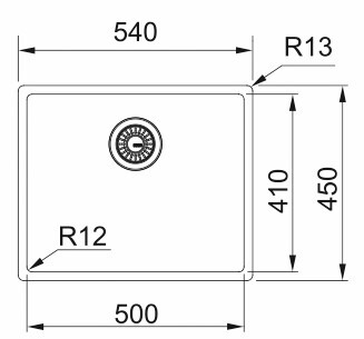 Franke BXM 210/110-50 F-INOX, мойка, нержавеющая сталь, золото