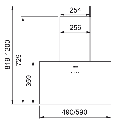 Franke LENS 50 BK/SS