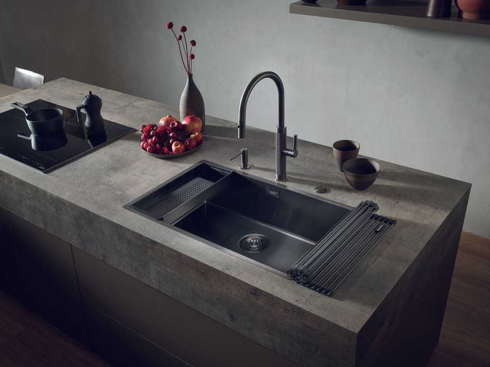 Franke BXM 210/110-68 F-INOX, мойка, нержавеющая сталь, антрацит