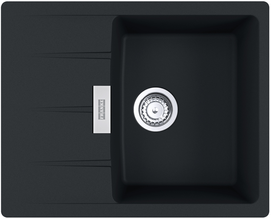Franke CNG 611/211-62, мойка, гранит, черный матовый