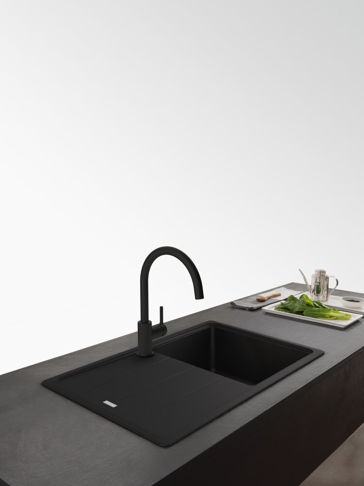 Franke Lina XL, смеситель, черный матовый