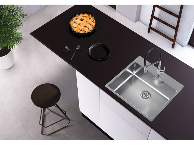 Мойка для кухни NOX 120 540x515x200 в комплекте с интегрированным сифоном (1149937) BRS
