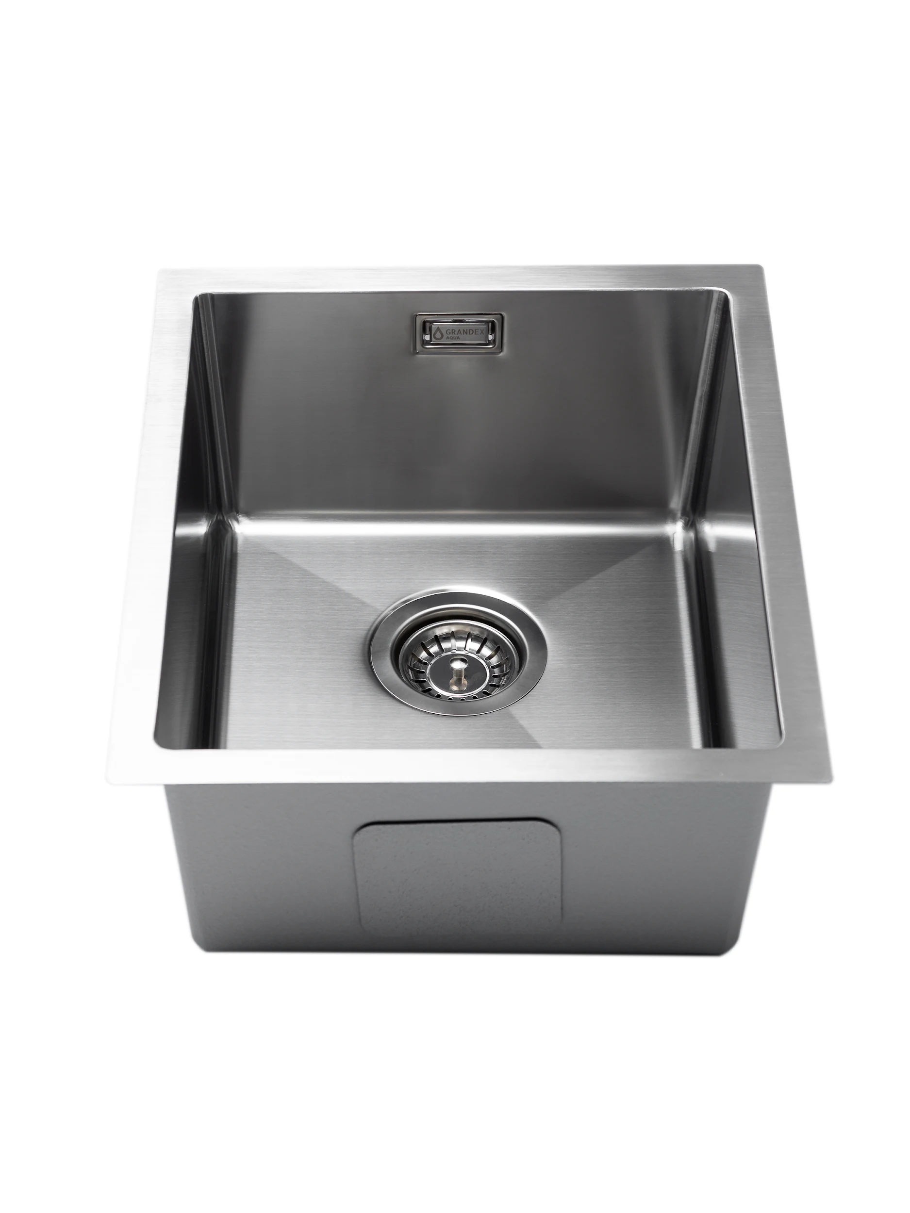 Мойка Grandex Aqua PROLINE 39, 390х450х200, сифон в комплекте (300062) SAT