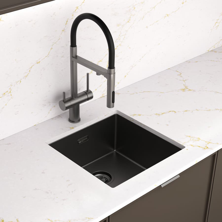Мойка Grandex Aqua OPTIMA 44, 440х440х200, (5011353) ANTHRACITE
