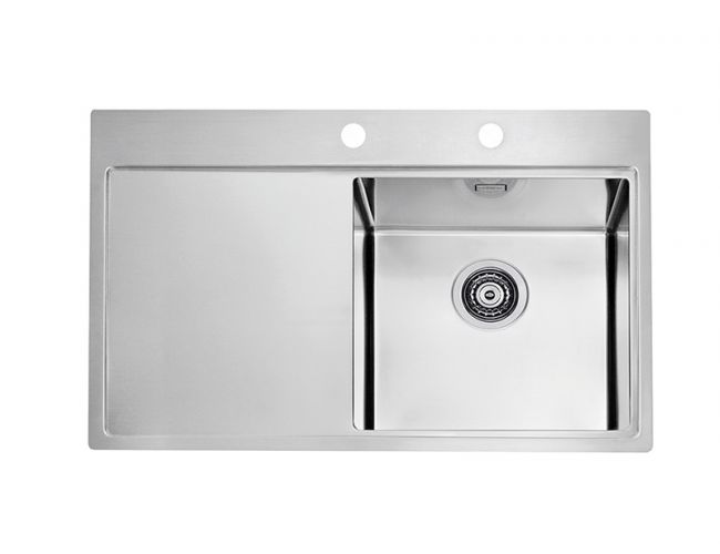 Мойка PURE 40R 90 790X5251X правая чаша и левое крыло в ком. с сифоном 1127252 (1103651) KMB