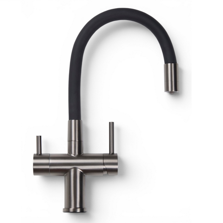 Смеситель кухонный Grandex Aqua Flex (9020383) ANTHRACITE