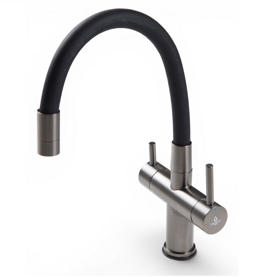 Смеситель кухонный Grandex Aqua Flex (9020383) ANTHRACITE
