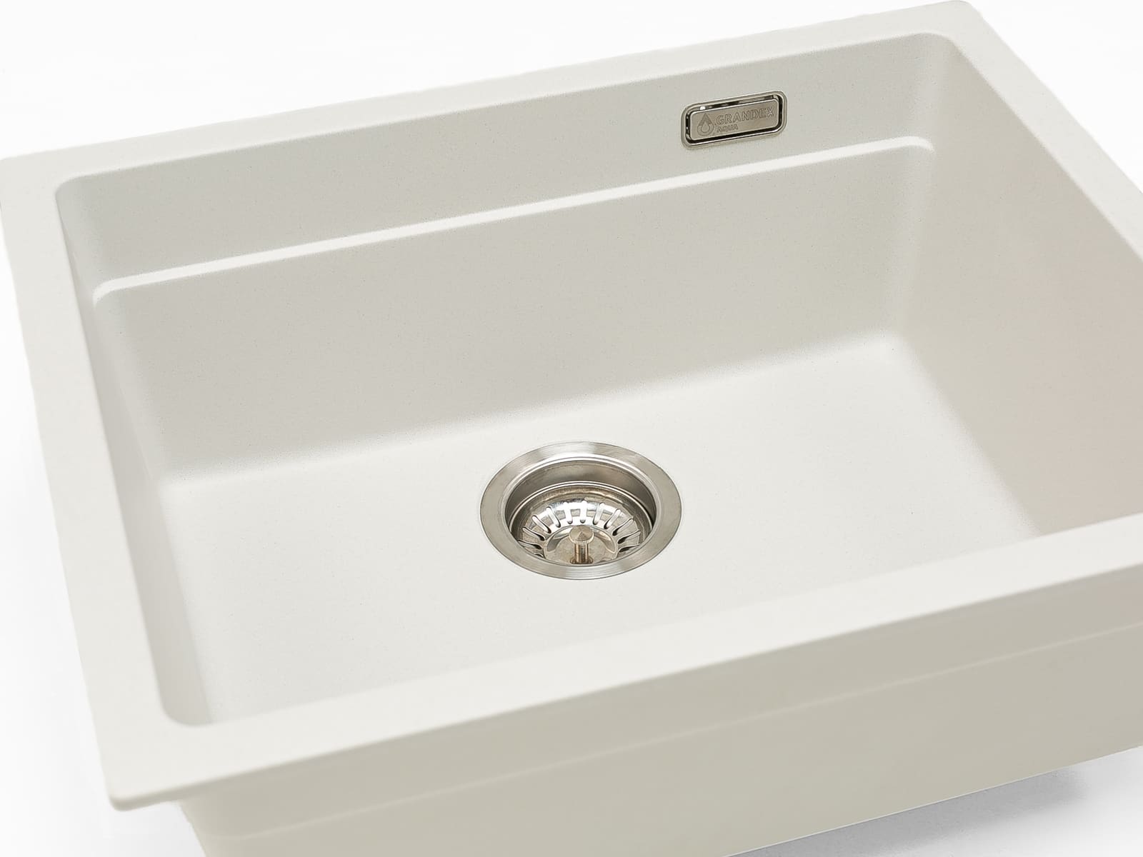 Кухонная мойка Grandex Aqua COMFORT 56U (500206) BLACK METALIC