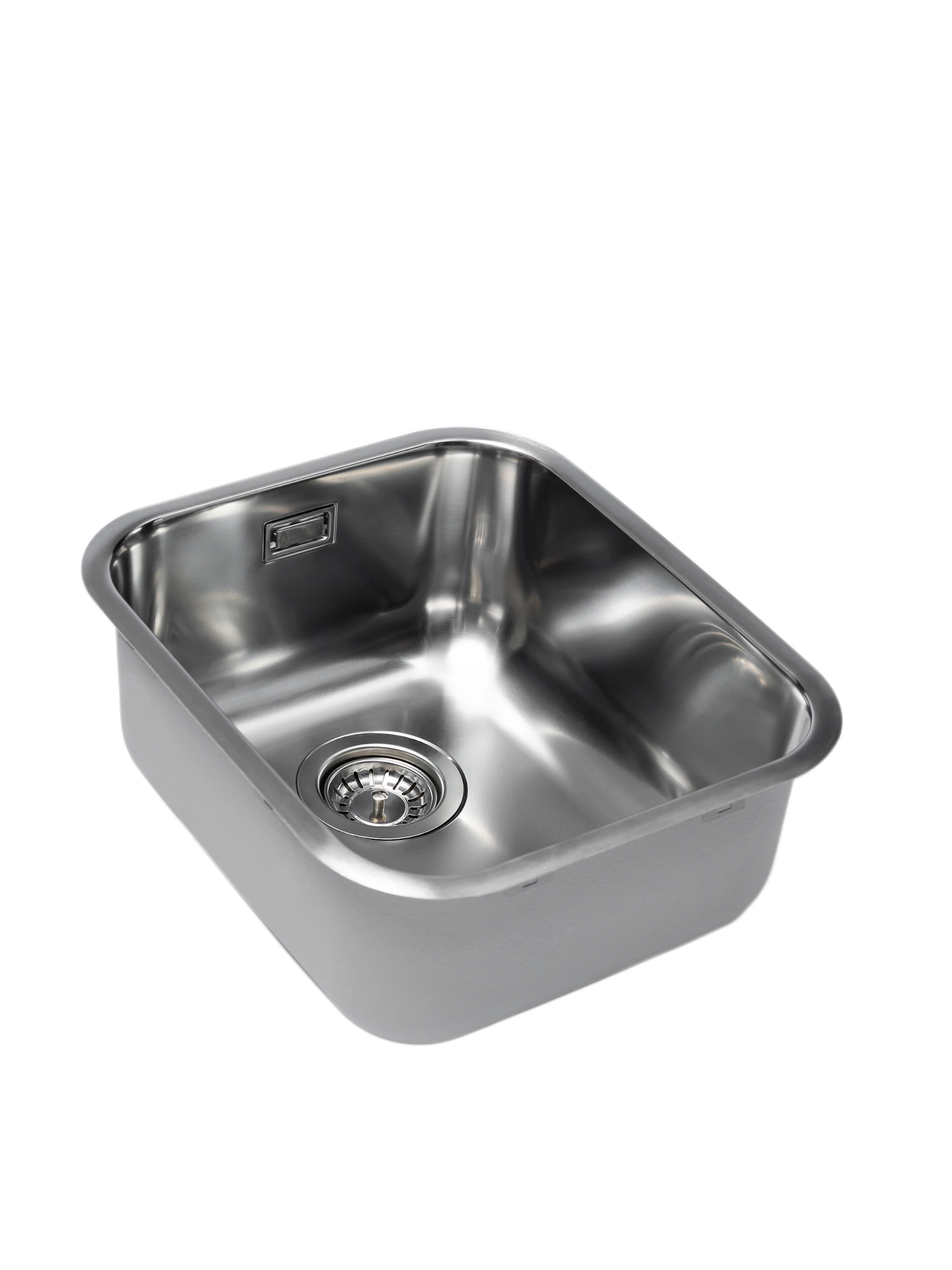 Мойка Grandex Aqua SELECT 36 S, 364х424х200 (слив вдоль короткой стороны), сифон в комплекте (200330 SAT