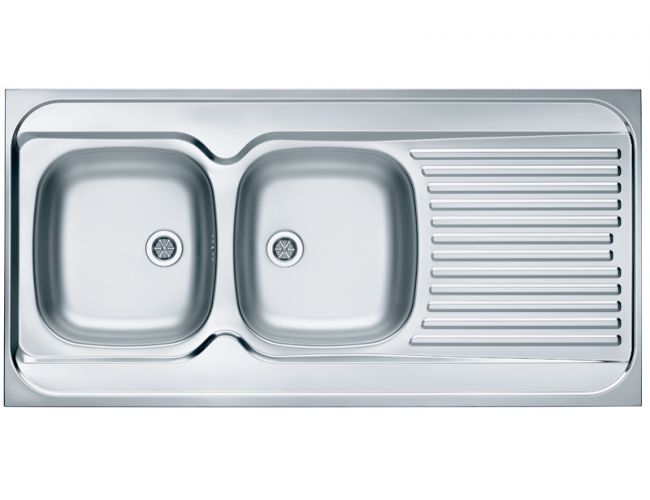Мойка CLASSIC 100R -60 1200X600 правая в комплекте с сифоном 1071240 NAT