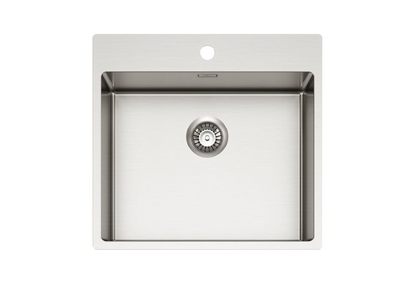 Мойка для кухни NOX 120 540x515x200 в комплекте с интегрированным сифоном (1149937) BRS