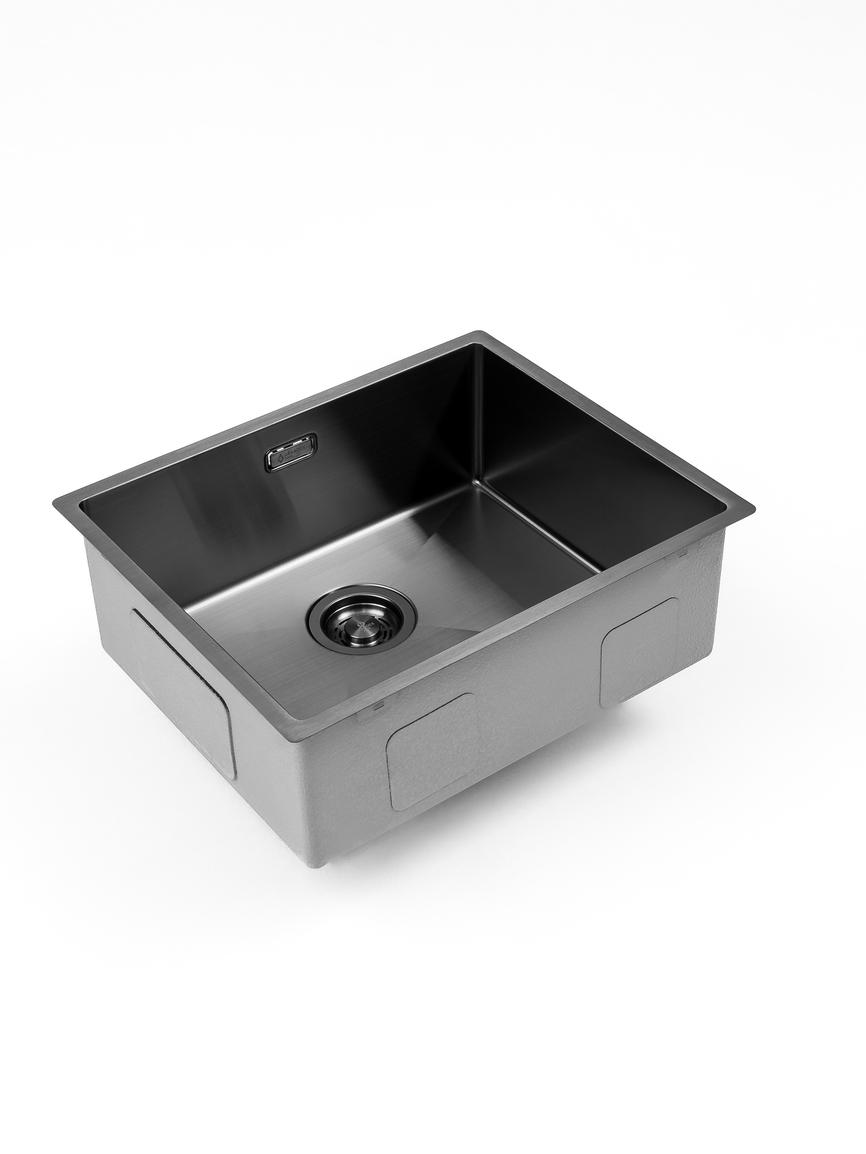 Мойка Grandex Aqua PROLINE 54, 540х440х200, (5041743) ANTHRACITE