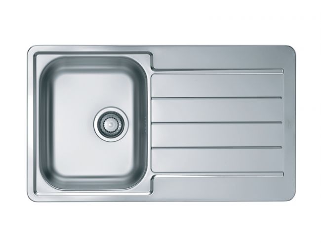 Мойка LINE 20 -90 860X500 в компл. с сифоном 1130551 NAT