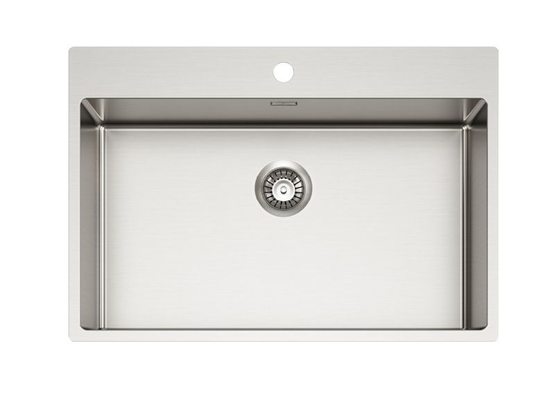 Мойка для кухни NOX 130 740x515x200 в комплекте с интегрированным сифоном (1149938) BRS