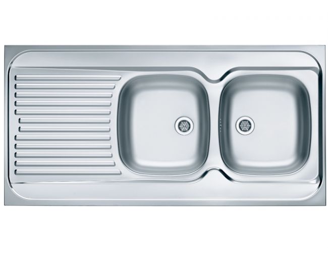 Мойка CLASSIC 100R -60 1200X600 правая в комплекте с сифоном 1071240 NAT