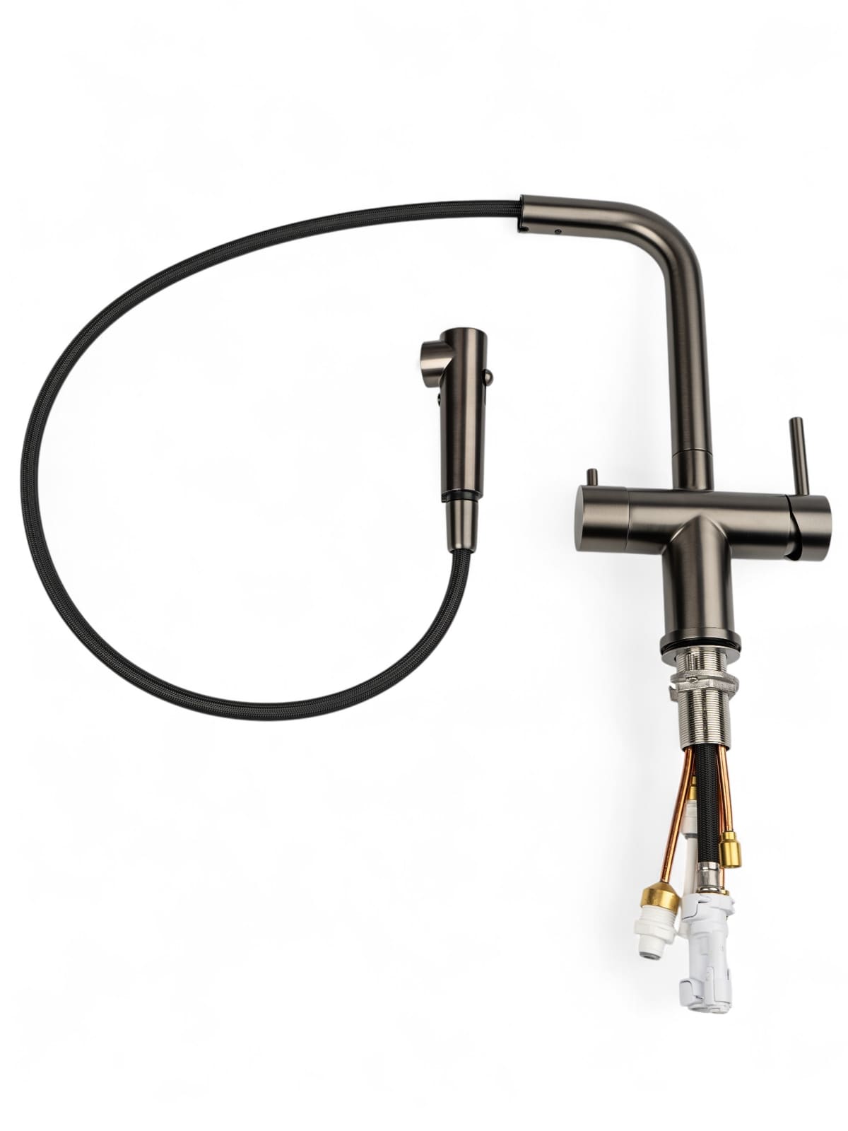 Смеситель кухонный Grandex Aqua Integra-SP (9020493) GOLD