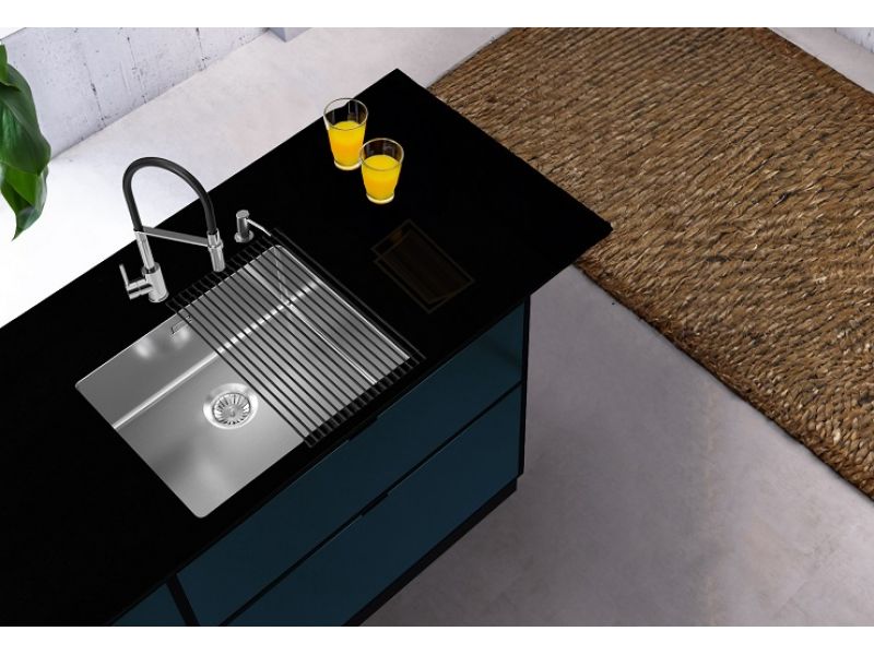 Мойка для кухни NOX 50 540x440x200 в комплекте с интегрированным сифоном (1149926) BRS