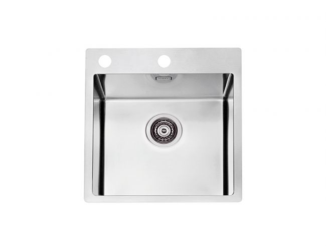 Мойка PURE 20 -90 465X525 в комплекте с сифоном 1127252 (1103608) KMB