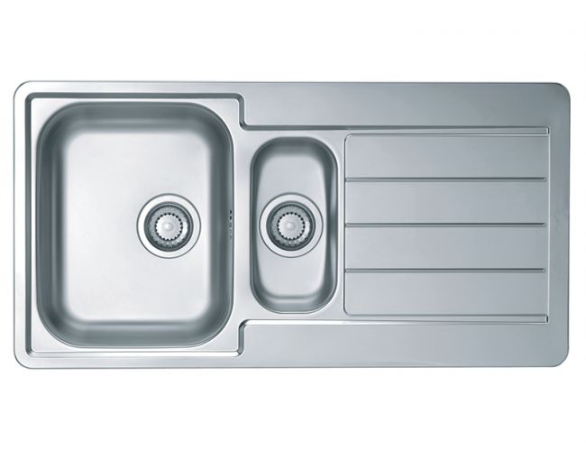 Мойка LINE 10 -90 980X500 в компл. с сифоном 1130555 NAT