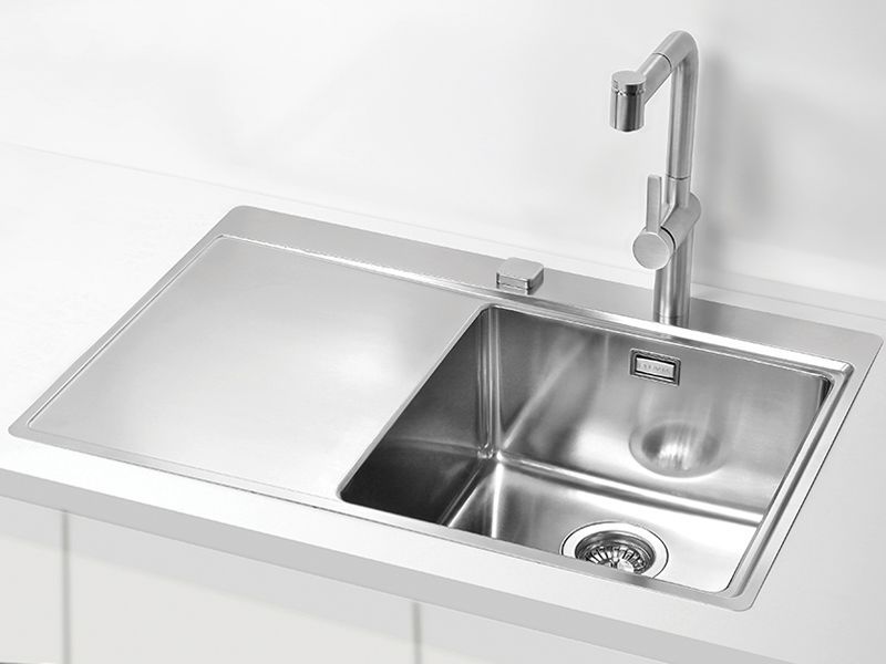 Мойка PURE 40R 90 790X5251X правая чаша и левое крыло в ком. с сифоном 1127252 (1103651) KMB