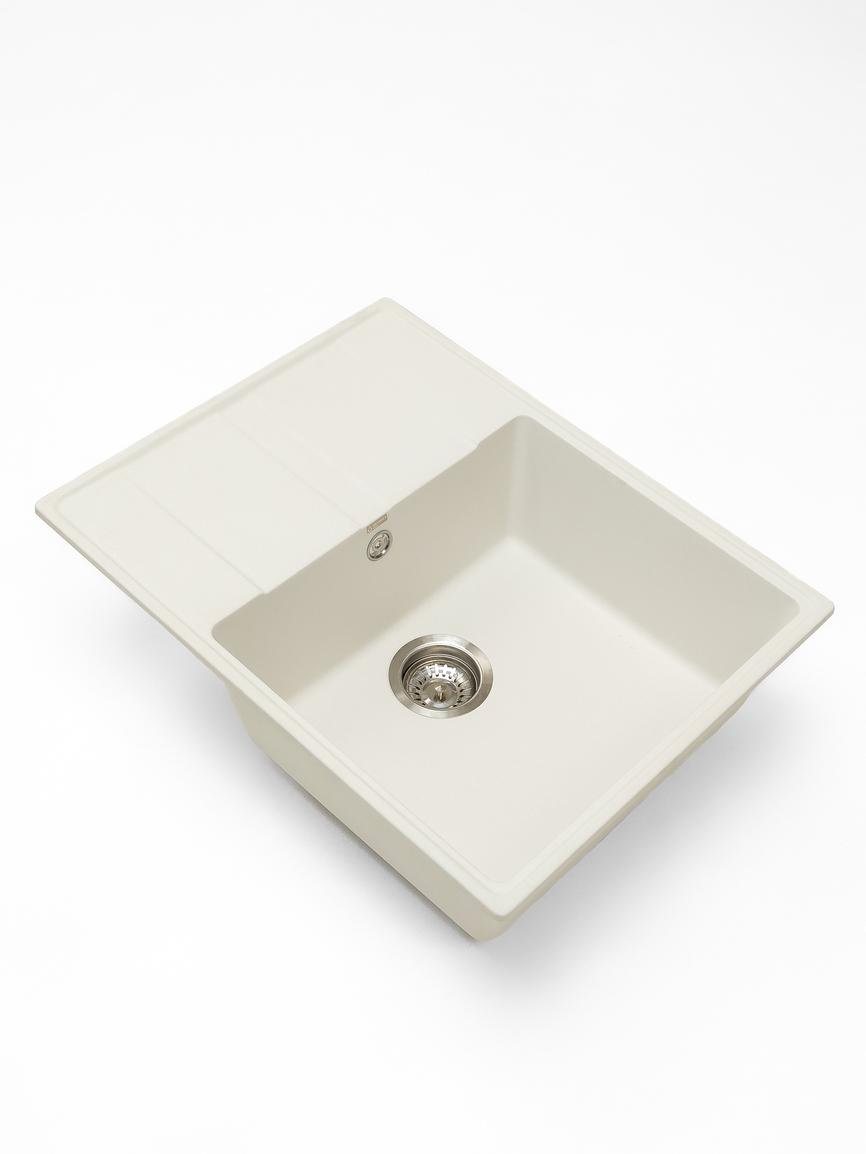Кухонная мойка Grandex Aqua TOPLINE 65F (600315) ARCTIC