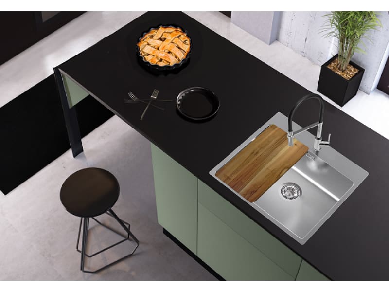 Мойка для кухни NOX 120 540x515x200 в комплекте с интегрированным сифоном (1149937) BRS