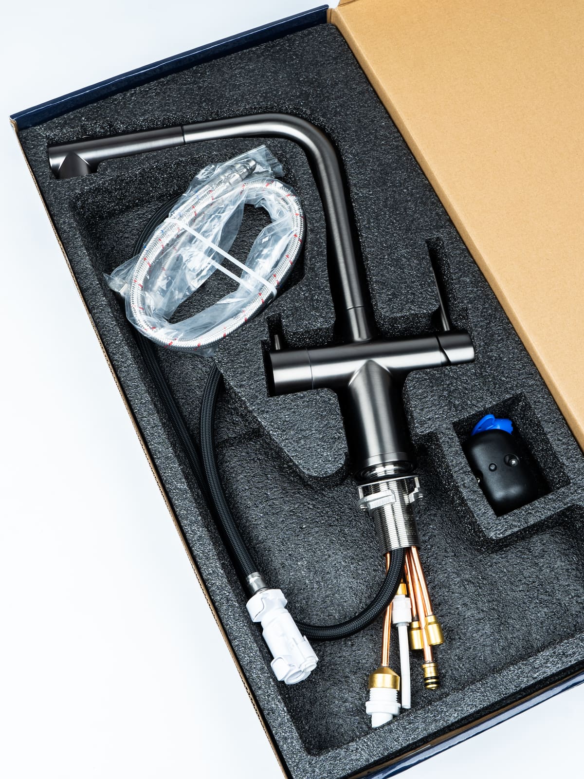 Смеситель кухонный Grandex Aqua Integra-SP (9020493) GOLD