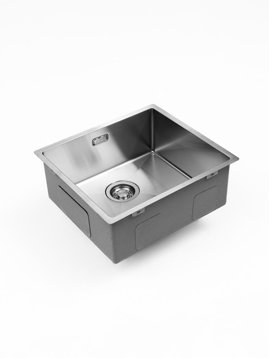 Мойка Grandex Aqua PROLINE 49, 490х440х200, (504060) SAT