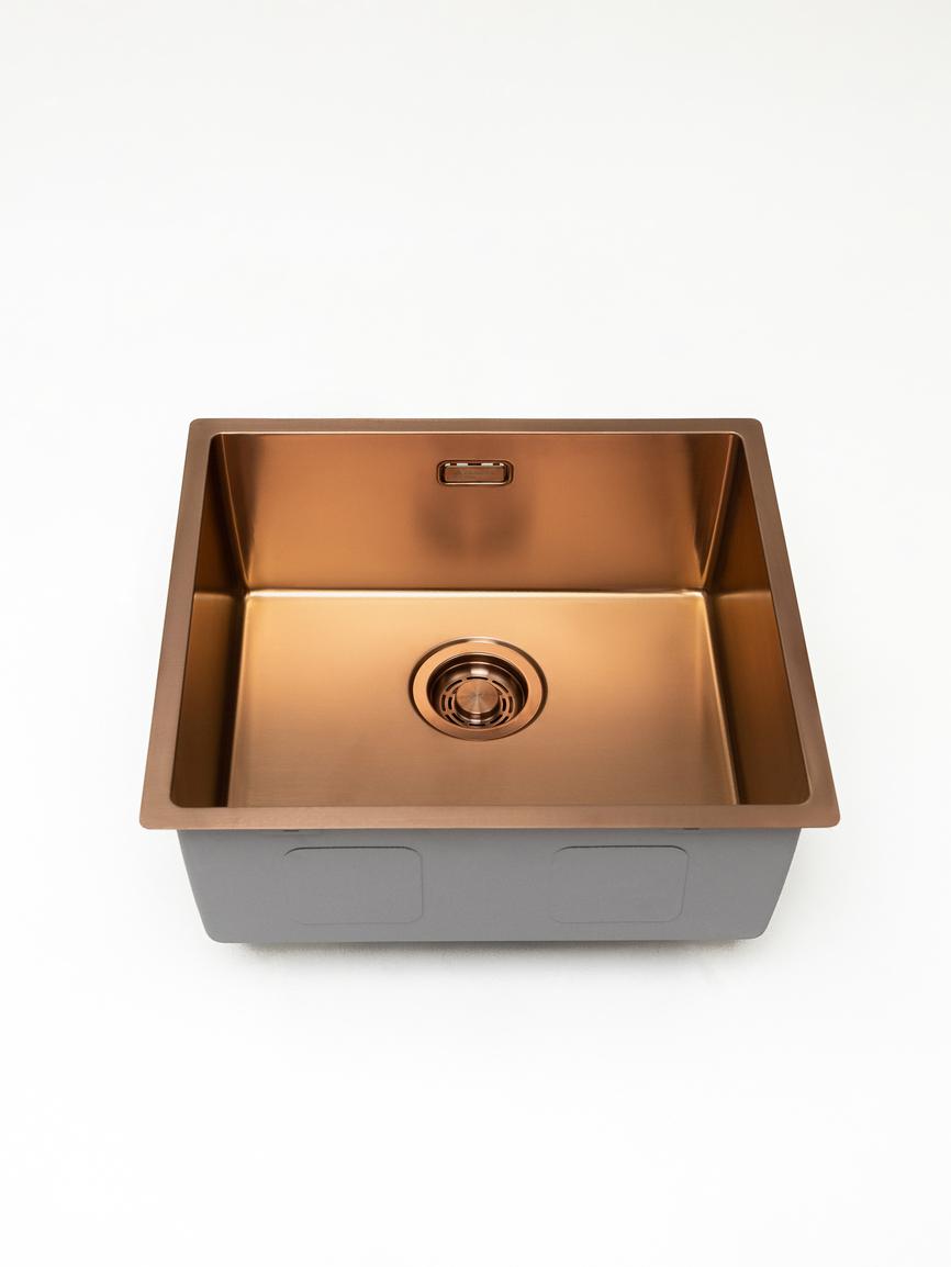 Мойка Grandex Aqua OPTIMA 49, 490х440х200, (5010862) COPPER