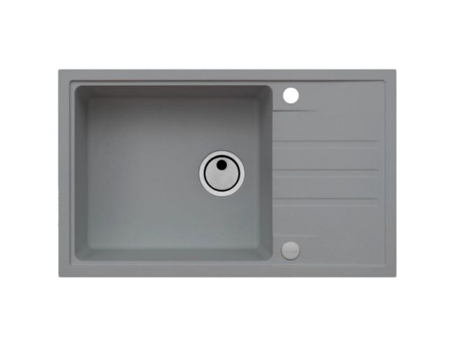 Мойка INTERMEZZO 130 GRANITAL CARBON - G91 780X480X200 1X в компл.с сифоном 111729 G91 CARBON